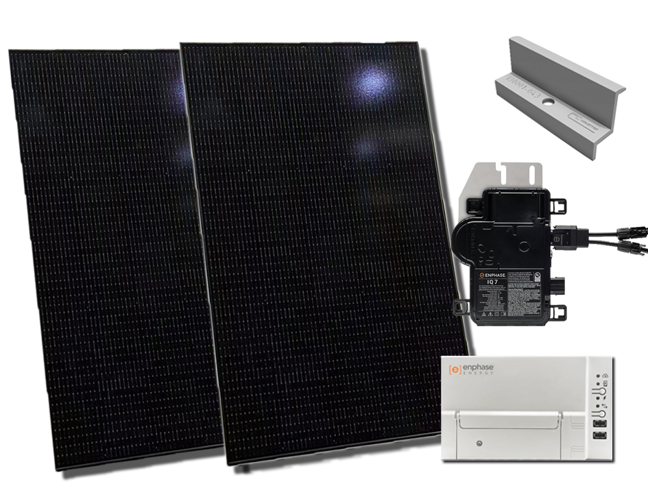 10x Sunpower P6 4050 wp met Enphase IQ 8 omvormer